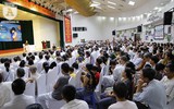 Xúc động những hình ảnh bệnh nhân nghe giảng về ý nghĩa lễ Vu lan